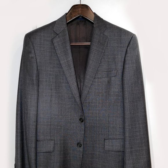 Burberry Glen Plaid Gray Men's Suit